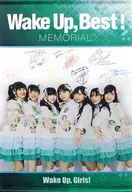 Wake Up. Girls! メンバー集合複製サイン＆メッセージ入りB2タペストリー 「CD Wake Up. Best! MEMORIAL ゲーマーズ限定盤」 購入特典