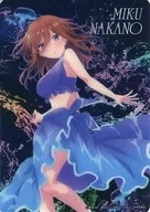 中野三玖 ブラインドコレクションシート 「きゃらっとくじ 五等分の花嫁∽～Aqua fantasia～」 P賞