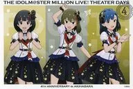 中谷育＆永吉昴＆七尾百合子 特製ポストカード 「アイドルマスター ミリオンライブ! シアターデイズ 4th ANNIVERSARY in AKIHABARA」 対象商品購入特典