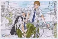 仁王雅治＆柳生比呂士 エンドロール描き下ろしサプライズ原作ポストカード 「映画 リョーマ!The Prince of Tennis 新生劇場版テニスの王子様」 第1週目入場者特典