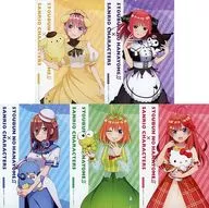 全5種セット オリジナルポストカード 「五等分の花嫁∬×サンリオキャラクターズ  Limited shop 2022」 対象商品購入特典