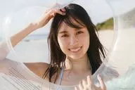 賀喜遥香/透明浮き輪持ち ポストカード 「乃木坂46 賀喜遥香 1st写真集『まっさら』」 乃木坂46 Mobile購入特典