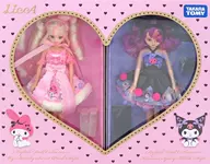 [特典付き] My Melody Sweet Pink Style-マイメロディ スウィートピンクスタイル-＆Kuromi Spicy Black Style-クロミ スパイシーブラックスタイル- 「リカちゃん×サンリオキャラクターズ」 スタイリッシュドールコレクション 店舗限定