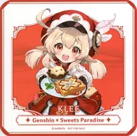 クレー(コラボ衣装) 等身キャラコースター 「原神×SWEETS PARADISE -そよ風の饗宴-」 コラボフード＆デザートメニュー注文特典
