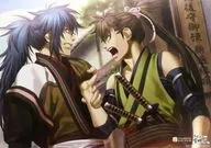 井吹龍之介＆藤堂平助 紙製A3ランチョンマット 「薄桜鬼 真改 黎明録×otomate garden」 後半 フード・デザート注文特典