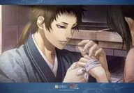 山崎烝 A3ペーパーランチョンマット 「薄桜鬼15周年記念 薄桜鬼 桜花詳伝×オトメイトガーデン」 第三弾/月影ノ抄/銀星ノ抄 フードメニュー注文特典