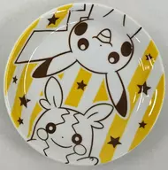 ピカチュウ＆モルペコ(フレンド/イエロー) ポケモン おやつ皿 「ポケットモンスター ソード・シールド×ミスタードーナツ」