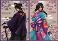 桂小太郎(ヅラ子)＆高杉晋助/A4クリアファイル(2枚セット) ステーショナリーアソート 「一番くじ 銀魂 ～くじはノリとタイミング～」 F賞