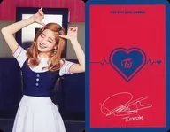 TWICE/ダヒョン/外枠無し・裏面赤色/4th Mini Album CD「SIGNAL」付属フォトカード SIGNAL ver.