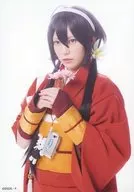 桑江咲菜(泉鏡花)/上半身・両手花・キャラクターショット/舞台「文豪ストレイドッグス」トレーディングブロマイド(Main ver.)