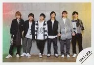 7 MEN 侍/集合(6人)/横型・全身・衣装黒・白・グレー・手繋ぎ/JOHNNYS’ ISLAND STORE オフショット/公式生写真