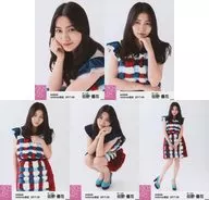 ◇田野優花/AKB48 2017年9月度 net shop限定個別生写真「ハイテンションファー」衣装II 5種コンプリートセット