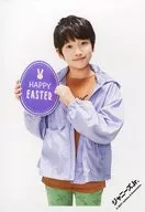 関西ジャニーズJr./千田藍生/膝上/Greeting Photo ～Easter 2021～/公式生写真