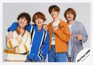 Hey!Say!JUMP/集合(4人)/横型・上半身/シングル「ネガティブファイター」MV＆ジャケ写オフショット/公式生写真