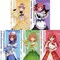 全5種セット オリジナルポストカード 「五等分の花嫁∬×サンリオキャラクターズ  Limited shop 2022」 対象商品購入特典
