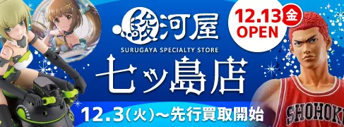 駿河屋 七ッ島店 オープン告知